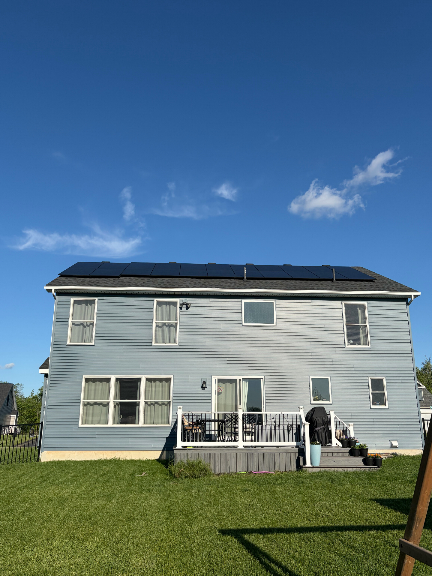 Completed rooftop array — clean, low-profile finish