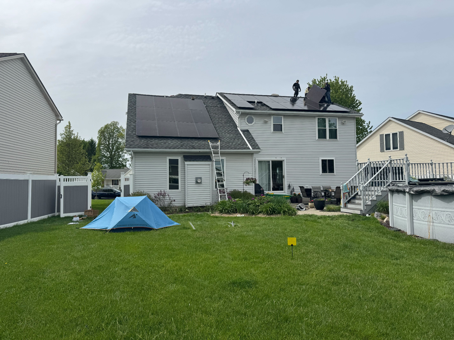Install day in progress — Western NY